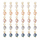 Beadthoven 30pcs 5 colores colgantes de perlas de agua dulce cultivadas naturales FIND-BT0001-24-3