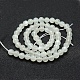 Brins de perles de lune blanche G-G733-6mm-2