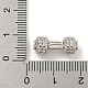 Латунные микропаве из прозрачного кубического циркония KK-G493-34A-P02-3