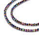 Chapelets de perles en verre électrolytique  X-EGLA-S174-23D-03-3
