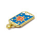 Подвески из эмали и сплава X-ENAM-D042-01D-3