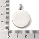 304 Stainless Steel Pendant Cabochons Settings STAS-L272-003P-3
