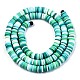 Handmade Polymer Clay Beads Strands CLAY-R089-6mm-094-2