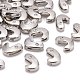 Letter Slider Beads for Watch Band Bracelet Making ALRI-O012-J-NR-2