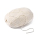柔らかいベビーコットン糸  綿パン繊維と  ホワイト  1.5mm  約40グラム/ロール  145 m /ロール  10のロール/袋 YCOR-R008-001-4