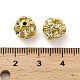 10mm Messing Strass Perlen&nbsp;X1-KK-S519-01C-02G-3