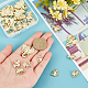 CHGCRAFT 50Pcs 5 Style Golden Elephant Lucky Charms Pendants Rack Plating Rhinestone Elephant Charms Fit for 0.9-1.5mm Rhinestone Jewelry Making FIND-CA0004-83-3