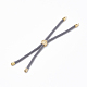 Nylon Twisted Cord Armband machen MAK-T003-10G-2