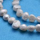 Klasse eine natürliche kultivierte Süßwasserperle Perlen Stränge SPDA004Y-1-2