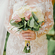 Set di gioielli con bouquet da sposa con perle finte super scoperte BJEW-FH0001-01A-6
