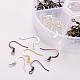 1 Box 6 Color Brass Earring Hooks KK-X0090-01-NF-2