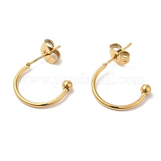 304 Stainless Steel Stud Earring EJEW-H134-02A-G
