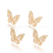 Серьги-гвоздики из циркония EJEW-L224-44G