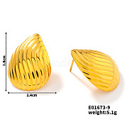 Модные серьги-гвоздики из нержавеющей стали ZI8311-3