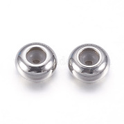 Бусины из нержавеющей стали 304 STAS-P194-01-8x4mm