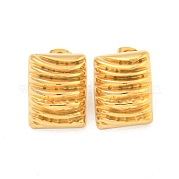 Прямоугольные серьги-гвоздики из нержавеющей стали 304 EJEW-L290-023G