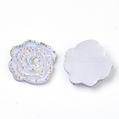 Cabochons rhinestone di resina&nbsp;LS-CRES-T012-02A