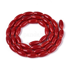 Opache perle di vetro fili&nbsp;X-GLAA-T028-15P-02