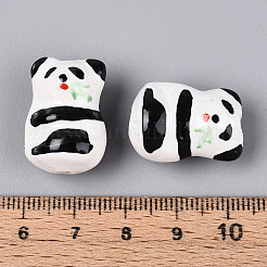 Perles en porcelaine manuelles&nbsp;PORC-T133-18