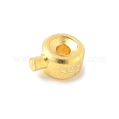 925 plata de ley perlas de engarce&nbsp;STER-C013-01B-G