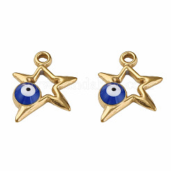 304 Edelstahl-Emaille-Anhänger&nbsp;LS-STAS-N087-51-03G