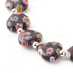 Bracciali elasticizzati a mano millefiori&nbsp;BJEW-JB06371