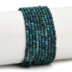 Natur Chrysokoll Perlen Stränge&nbsp;GG-CBA77FB-B12-2mm