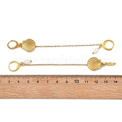 Pendentifs en acier inoxydable 304 et boucles d'oreilles à fermoir à levier en perles de culture d'eau douce naturelles&nbsp;EJEW-JE07259-03