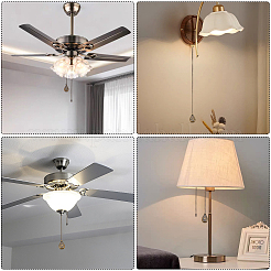 2 ensemble de rallonges de chaîne de traction pour ventilateur de plafond en alliage&nbsp;FIND-CP0001-77