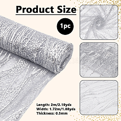 Tissu à paillettes en polyester&nbsp;AJEW-WH0481-581C
