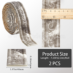 2 borde de papel tapiz autoadhesivo de espuma 3D impermeable&nbsp;DIY-GF0010-19I