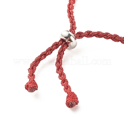 Geflochtenes Armband aus Polyesterkordel&nbsp;AJEW-JB01122