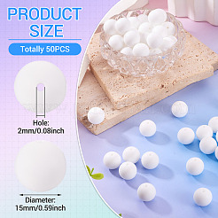 50 pz perline in silicone ecologico per uso alimentare&nbsp;SIL-TA0002-89A