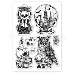 Individuelle transparente Stempel aus PVC-Kunststoff&nbsp;DIY-WH0448-0382