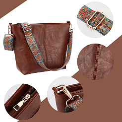 Borse a tracolla in pelle PU con cinturino per borsa etica&nbsp;AJEW-WH20816-217B
