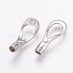 Fermoirs magnétiques en acier inoxydable 304 résistant au ternissement avec emembouts collées&nbsp;X-STAS-L189-14P
