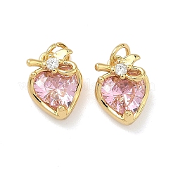 Colgante micropavé cubic zirconia de latón&nbsp;KK-A291-10G
