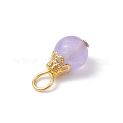 Pendentifs en jade de Malaisie teints naturels&nbsp;PALLOY-JF03357-02