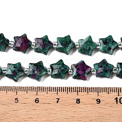 Natürliche Rubin in Zoisit Perlen Stränge&nbsp;G-T138-194