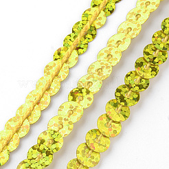 Umweltfreundliche Paillettenperlen aus Kunststoff&nbsp;PVC-Q092-6mm-A20