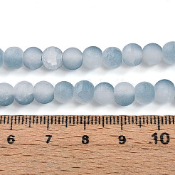 Perle di vetro crackle&nbsp;X1-GLAA-N009-6mm-06