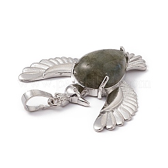 Natur Labradorit Anhänger&nbsp;G-P484-05P-06
