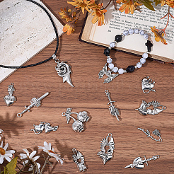 Pendenti in lega stile tibetano gotico 24 pz 12 stili&nbsp;FIND-BM0001-03