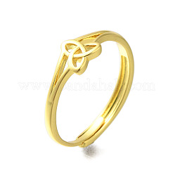 Messing verstellbare ringe für damen&nbsp;RJEW-R005-05G