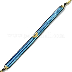 Set di braccialetti con perline di semi di vetro 2 pz 2 colori&nbsp;BJEW-MZ00061