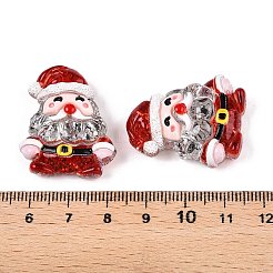 Weihnachtsmotiv transparente Epoxidharz Decoden Cabochons&nbsp;CRES-T025-01D