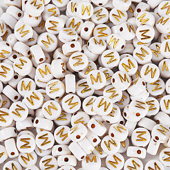 500pcs Plattierung Acrylperlen&nbsp;PACR-TADJ0001-01M
