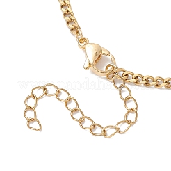 Bracciale a catena intrecciata in acciaio inossidabile 304 da 3 mm&nbsp;AJEW-JB01440-01