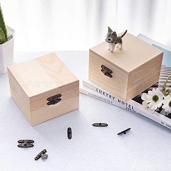 Fermoirs à loquet en fer&nbsp;DIY-NB0003-12AB