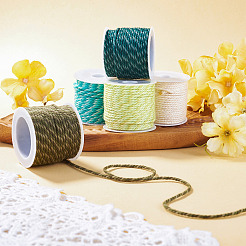 Cordon tressé en polyester 5 couleurs de 50 m&nbsp;OCOR-TA0004-08